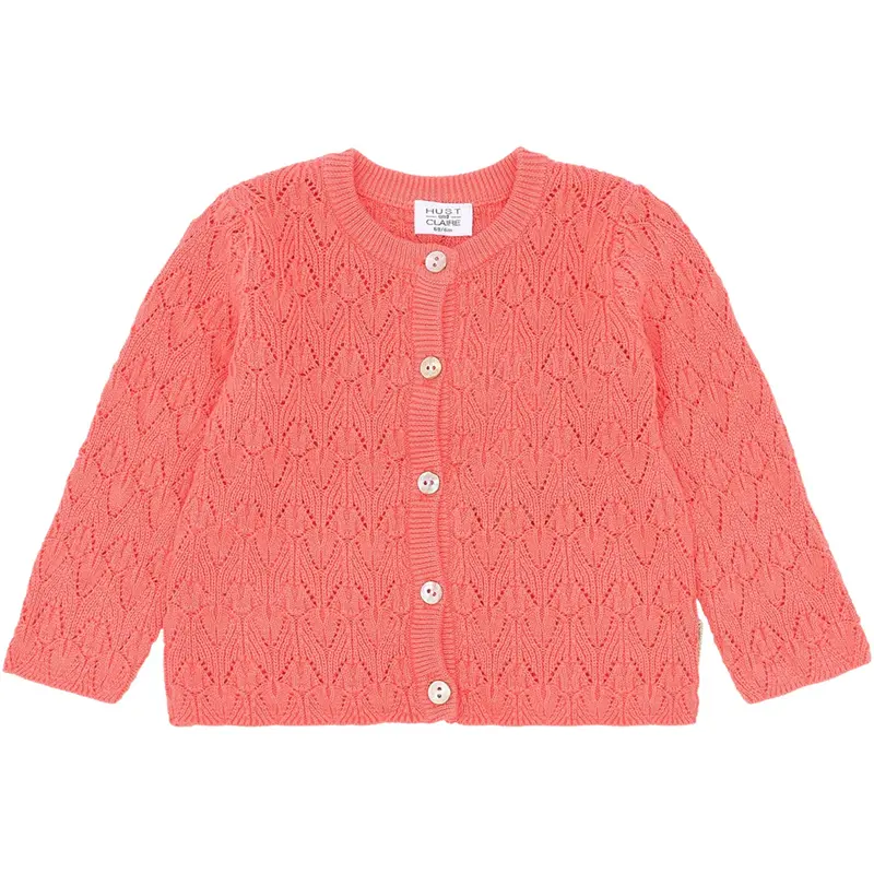 Hust & Claire Wild Coral Cilja Cardigan 1