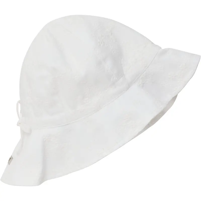 Huttelihut Antique White Summer Hat Embroidery 1