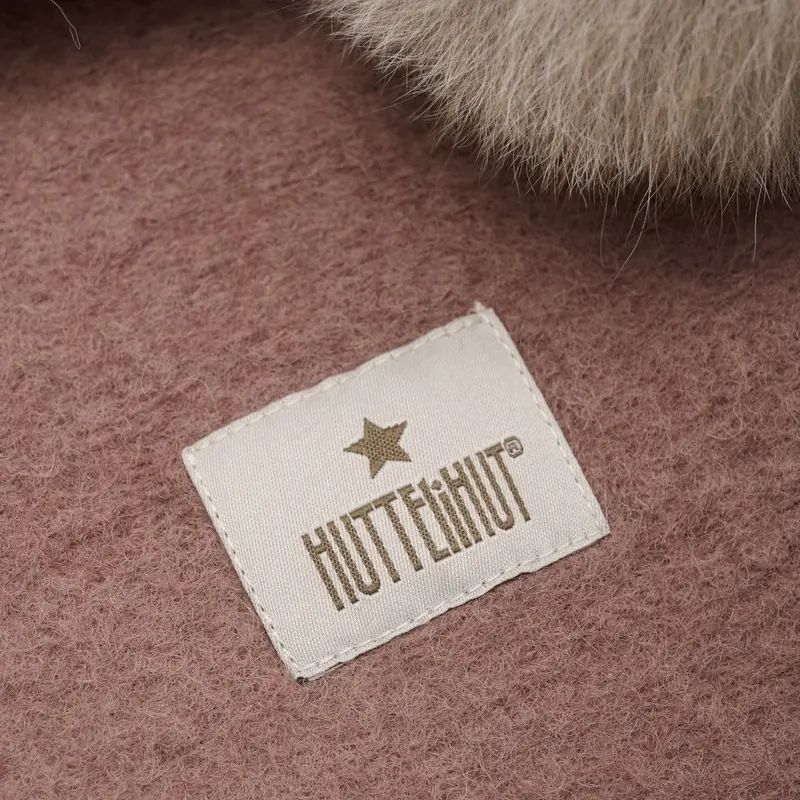 Huttelihut Burlwood Balaclava Wool Alpaca Pompoms 2