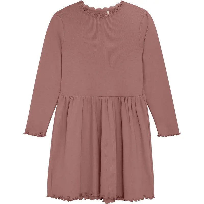 Huttelihut Burlwood Dress Ls Rib 1