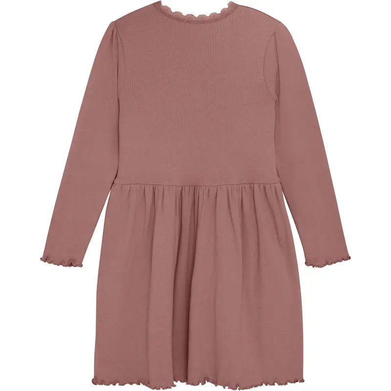 Huttelihut Burlwood Dress Ls Rib 2
