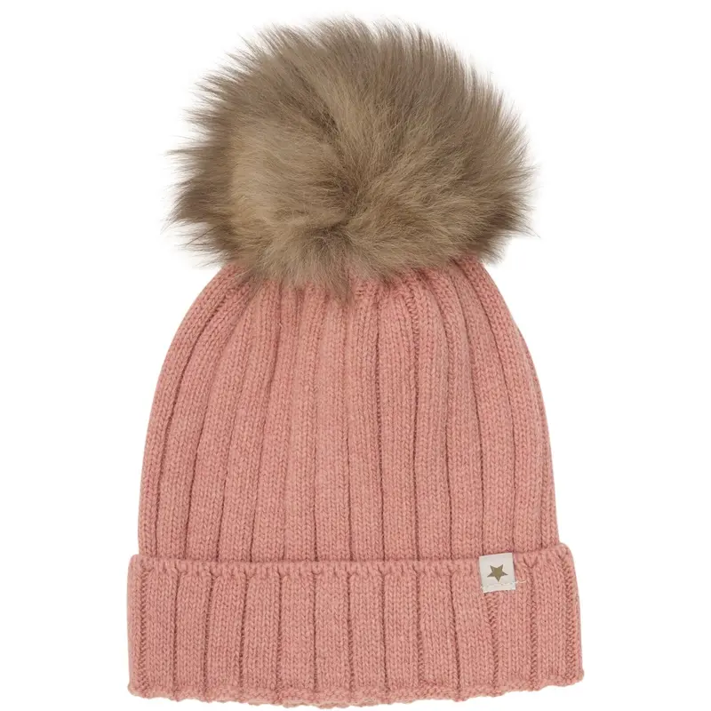 Huttelihut Burlwood Hat Knit Alpaca Pompom 1