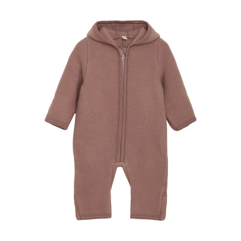 Huttelihut Burlwood Pram Suit Ears Wool Fleece 1