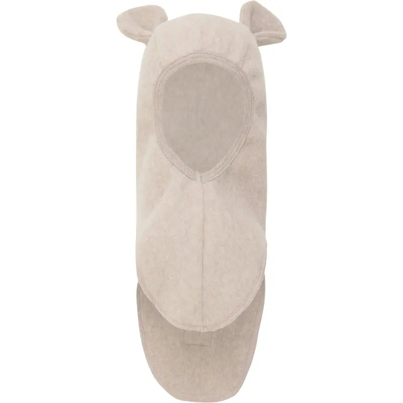 Huttelihut Camel Melange Balaclava Ears Cotton Fleece 1