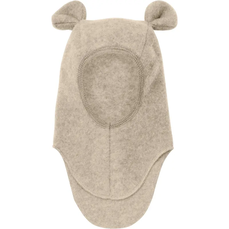 Huttelihut Camel Melange Balaclava Ears Wool Fleece 1