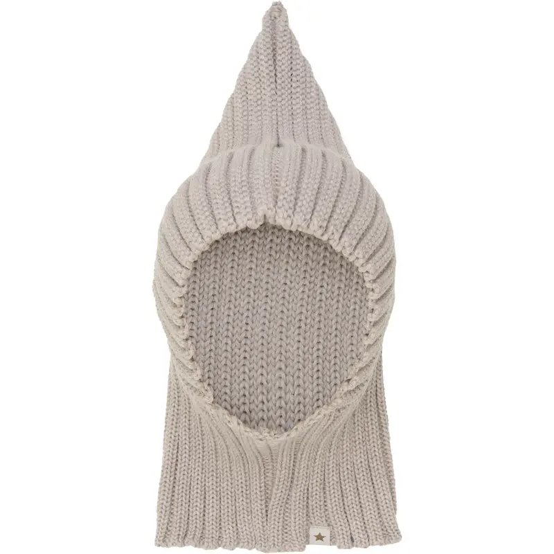 Huttelihut Camel Melange Balaclava Pixie Wool Knit 1