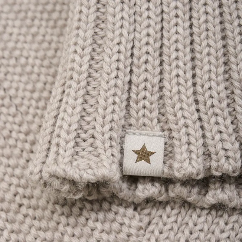 Huttelihut Camel Melange Balaclava Pixie Wool Knit 2