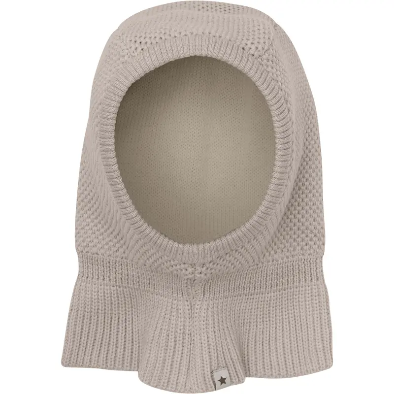 Huttelihut Camel Melange Balaclava Wool Knit Windstop 1