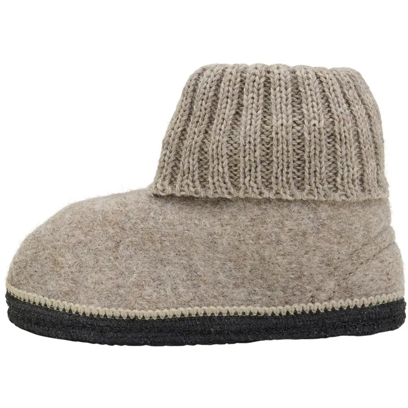 Huttelihut Camel Melange Slippers Wool 2