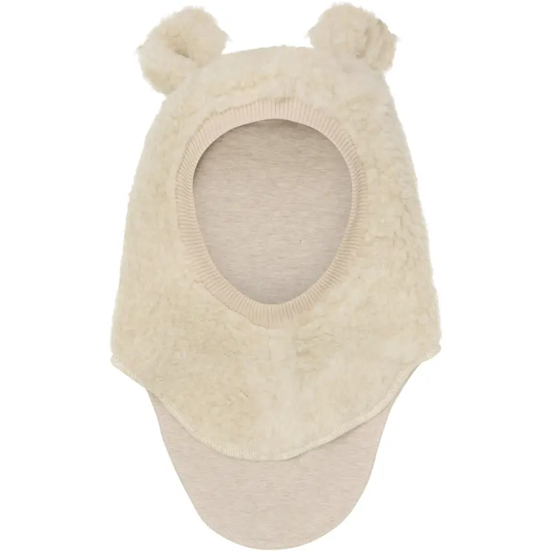 Huttelihut Cement Balaclava Ears Wool Teddy 1