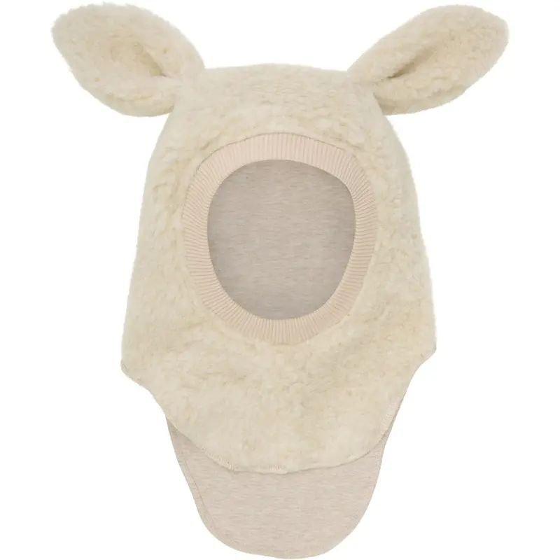 Huttelihut Cement Balaclava Ears Wool Teddy 1