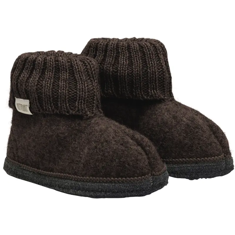 Huttelihut Coffee Bean Slippers Wool 1