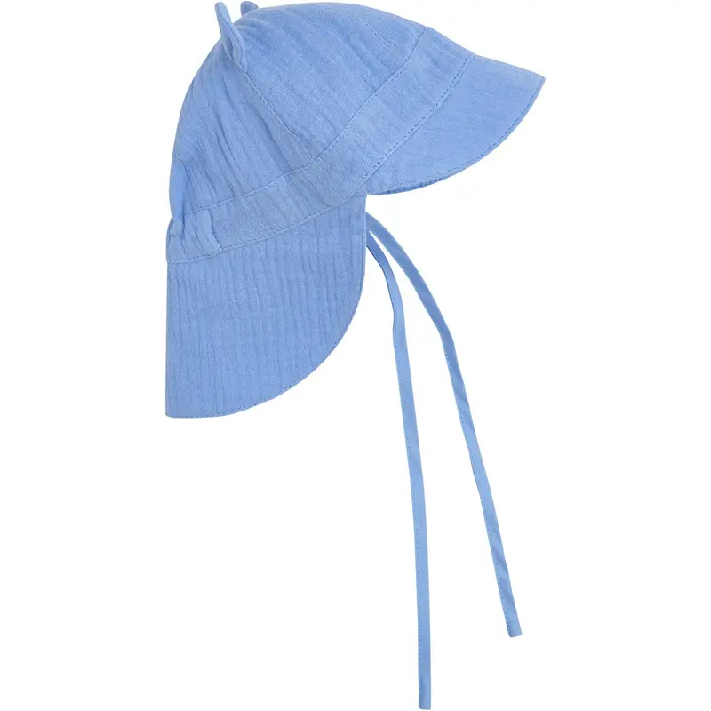 Huttelihut Della Robbia Blue Summer Hat Ears Muslin 1