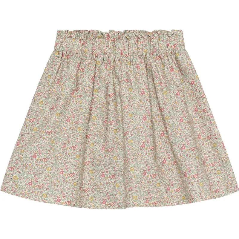 Huttelihut Double Cream Skirt In Liberty Fabric 1