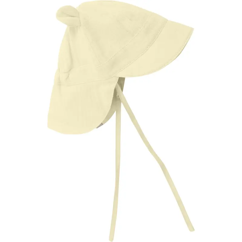 Huttelihut Double Cream Summer Hat Ears Muslin 1