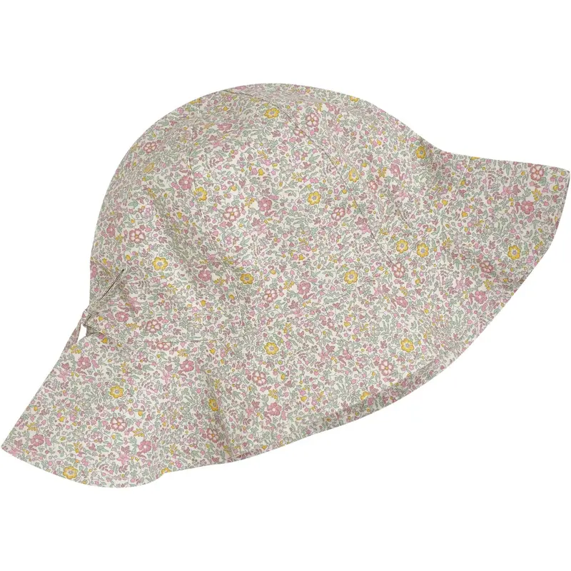 Huttelihut Double Cream Summer Hat In Liberty Fabric 1