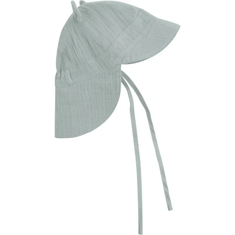 Huttelihut Gray Mist Summer Hat Ears Muslin 1
