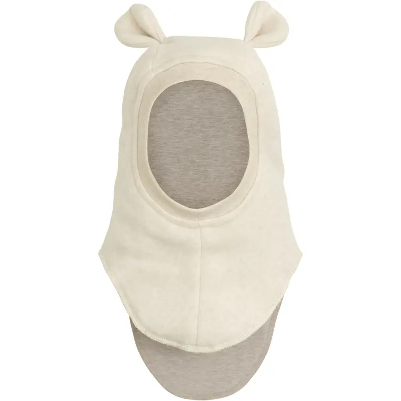 Huttelihut Light Beige Melange Balaclava X Luksusbaby 1