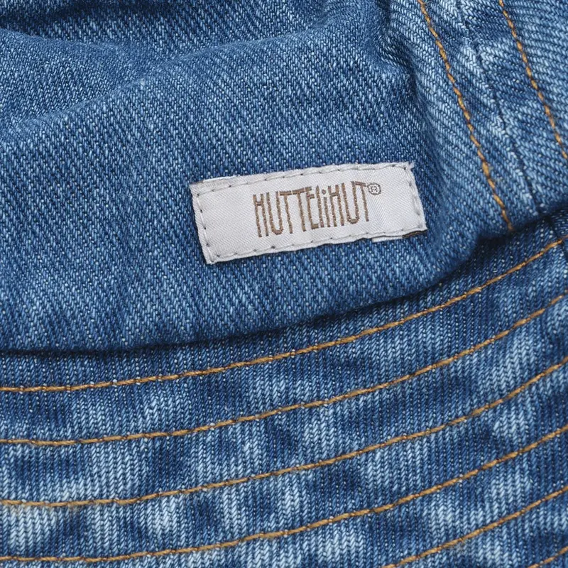Huttelihut Navy Blazer Bucket Hat Denim 3