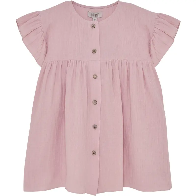 Huttelihut Pale Mauve Dress Ss Muslin 1
