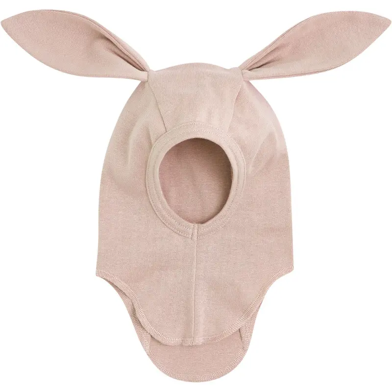 Huttelihut Peach Blush Balaclava Ears Cotton Rib 1