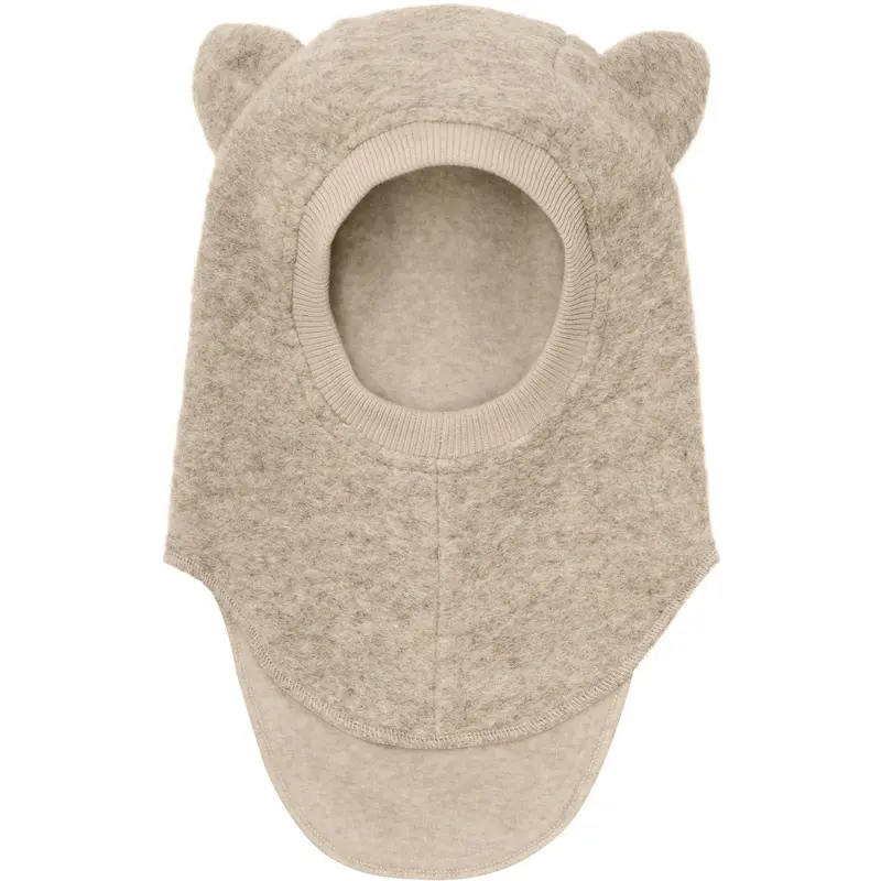 Huttelihut Sand Melange Balaclava Ears Wool 1
