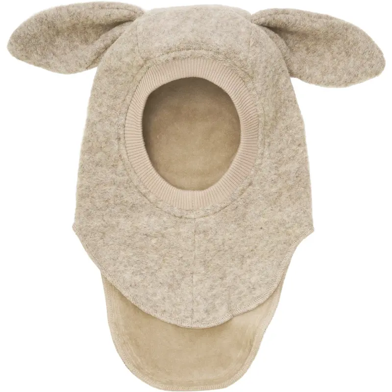 Huttelihut Sand Melange Balaclava Ears Wool 1