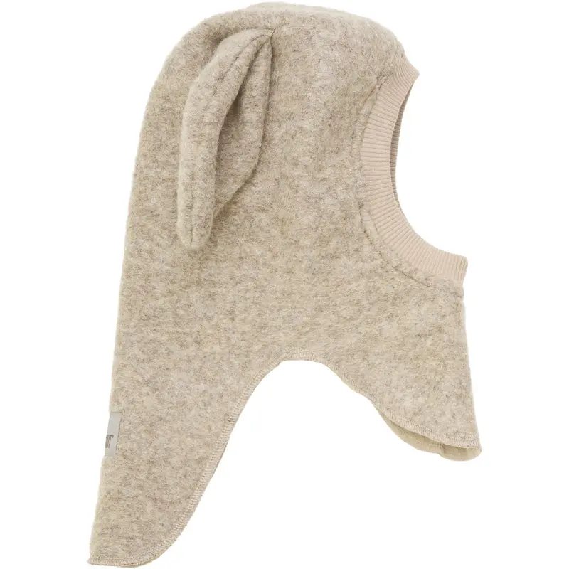 Huttelihut Sand Melange Balaclava Ears Wool 3