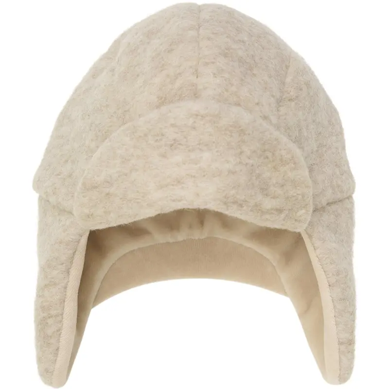 Huttelihut Sand Melange Hat Wool W. Velour Lining 1