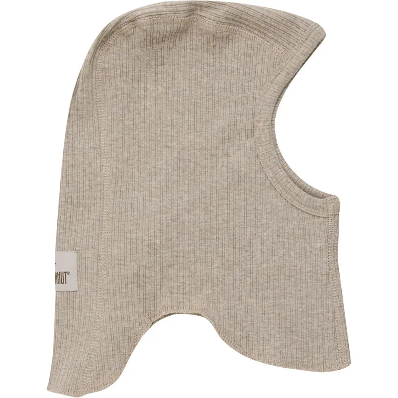Huttelihut White Pepper Melange Balaclava Rib 1