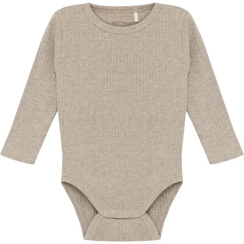 Huttelihut White Pepper Melange Body Ls Rib 1