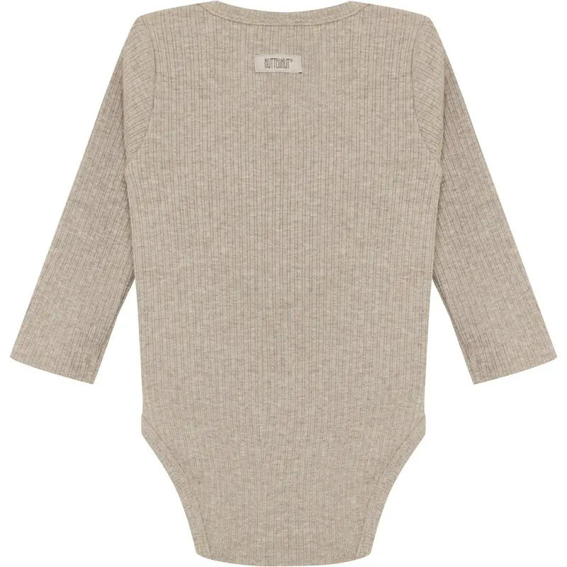 Huttelihut White Pepper Melange Body Ls Rib 3
