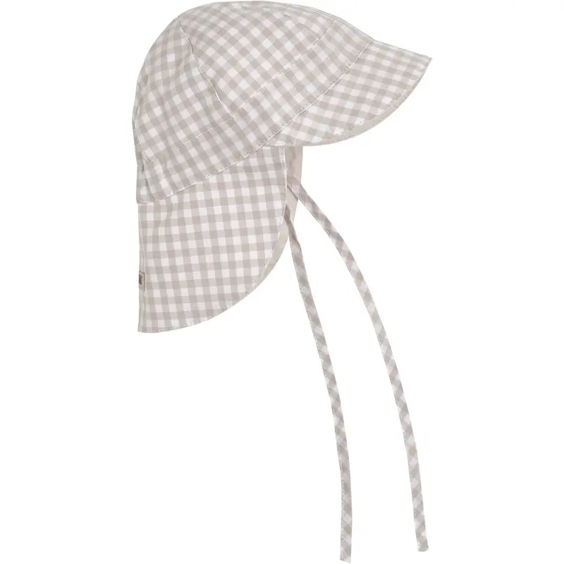 Huttelihut White Pepper Sun Hat Check - Upf 40+ 1
