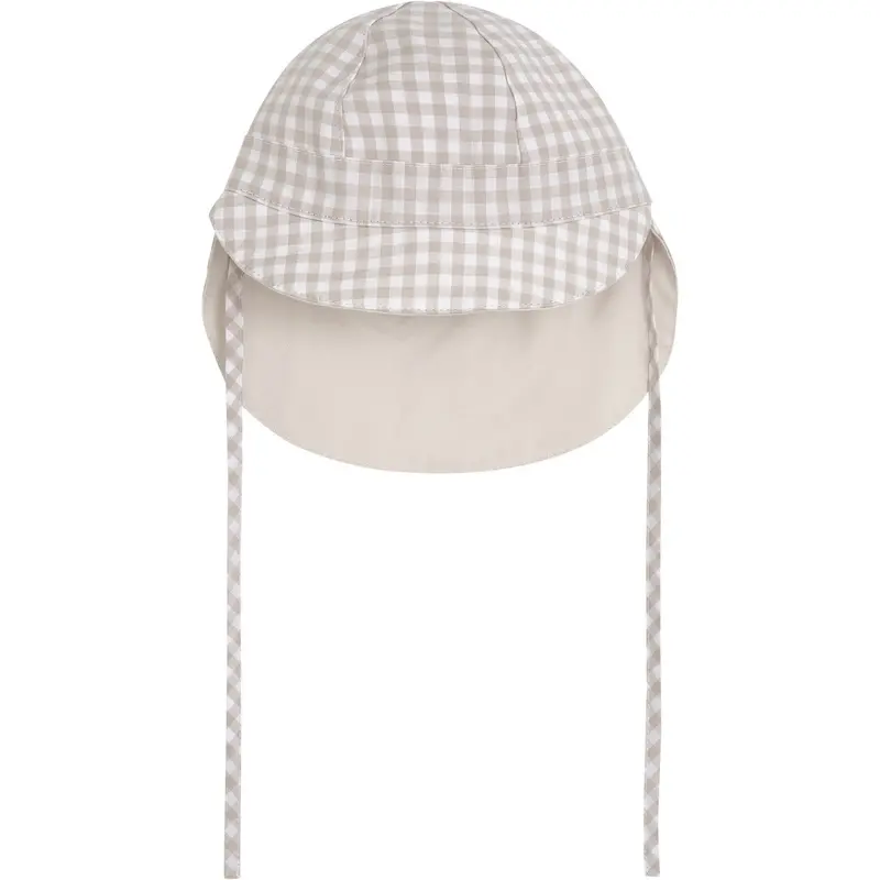 Huttelihut White Pepper Sun Hat Check - Upf 40+ 3