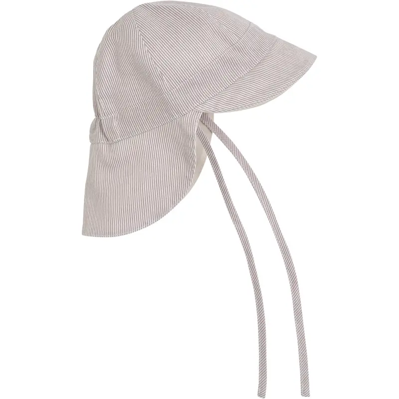 Huttelihut White Pepper Sun Hat Stripe - Upf 40+ 1