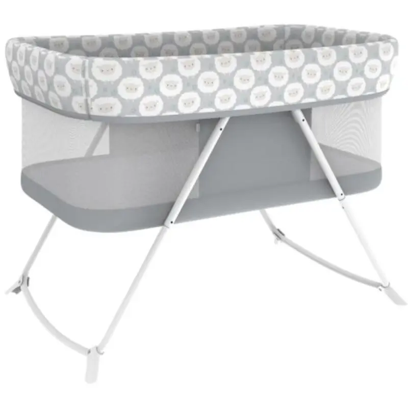 Ingenuity Grey Crib "Soothe & Stow" 1