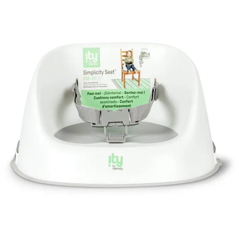 Ingenuity Grey Simplicity Seat™ Easy-Clean Booster 2
