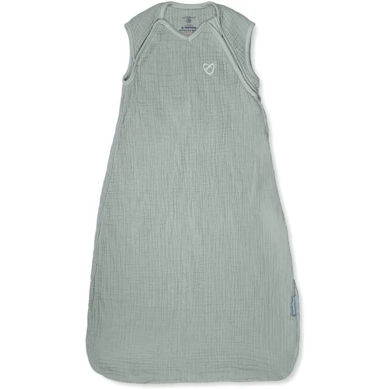 Ingenuity Swaddleme™ Muslin Night Sack Sleeper - Moss 1
