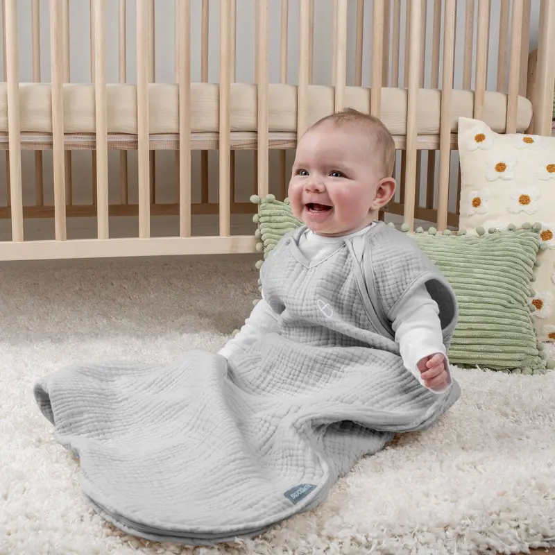 Ingenuity Swaddleme™ Night Sack Sleeper - Heather Grey 2
