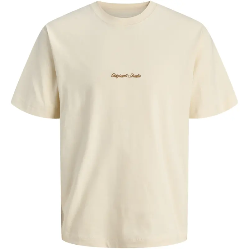 Jack & Jones Junior Antique White Jornorrebro Emb Tee Ss Cn Noos Jnr 1
