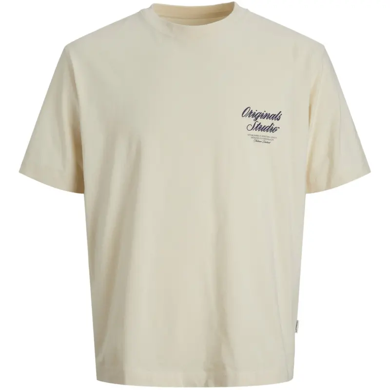 Jack & Jones Junior Antique White Jornorrebro Typo Tee Ss Crew Neck Sn Jnr 1