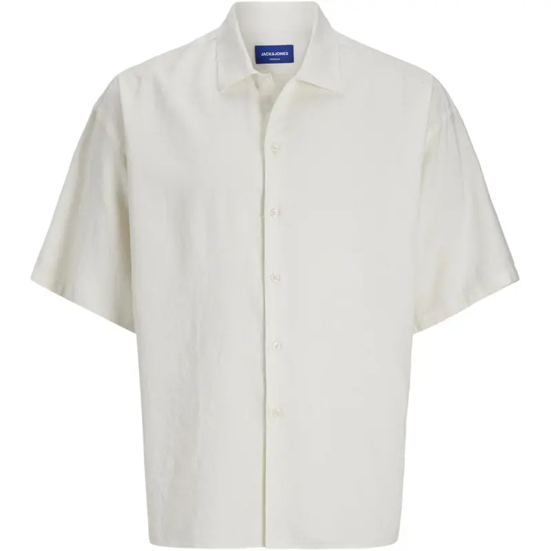 Jack & Jones Junior Antique White Jorparos Oversized Shirt Ss Jnr 1