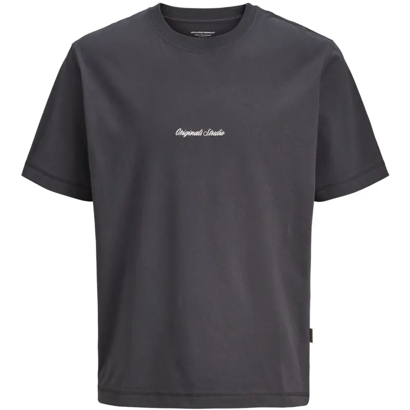 Jack & Jones Junior Asphalt Jornorrebro Emb Tee Ss Cn Noos Jnr 1