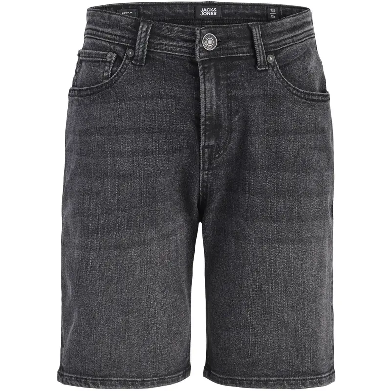 Jack & Jones Junior Black Denim Jjirick Jjoriginal Shorts At 999 Jnr 1