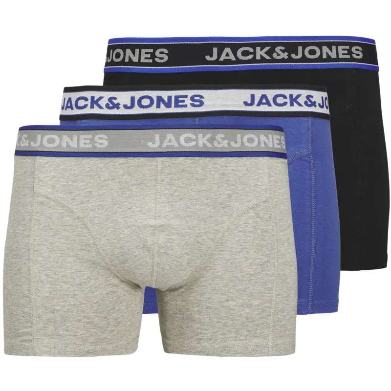 Jack & Jones Junior Black Jacchristian Solid Trunks 3 Pack Sn Jnr 1
