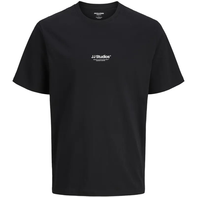 Jack & Jones Junior Black Jjesoho Tee Ss Crew Neck Noos Jnr 1