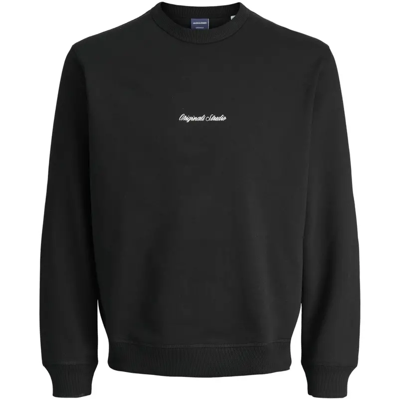 Jack & Jones Junior Black Jornorrebro Emb Sweat Crew Noos Jnr 1