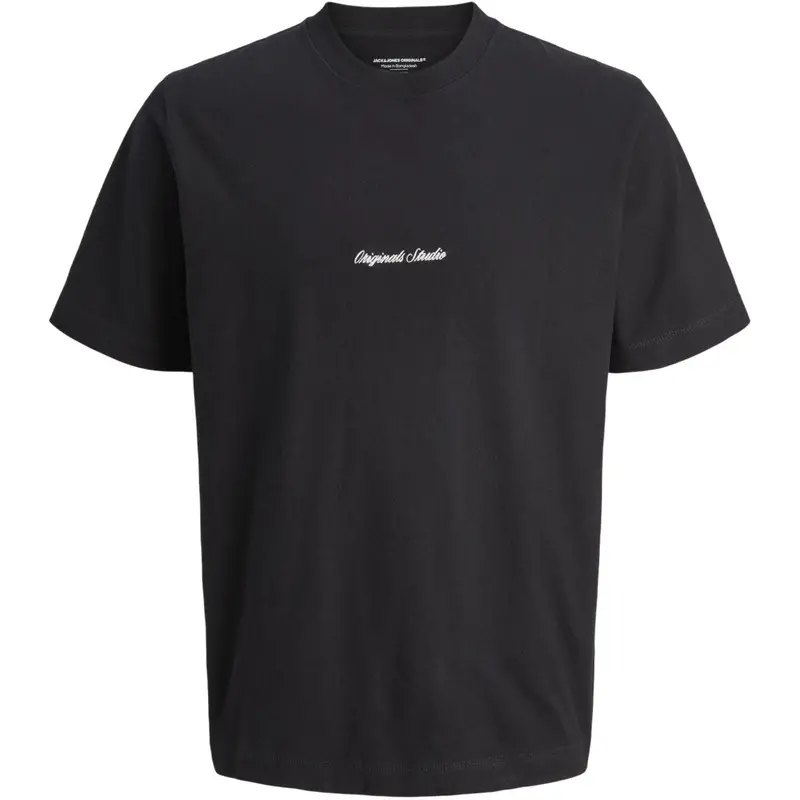 Jack & Jones Junior Black Jornorrebro Emb Tee Ss Cn Noos Jnr 1