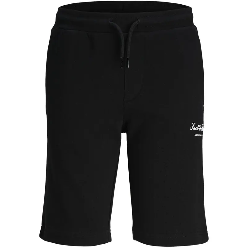 Jack & Jones Junior Black Jpstgordon Archive Sweat Shorts Mid Jnr 1