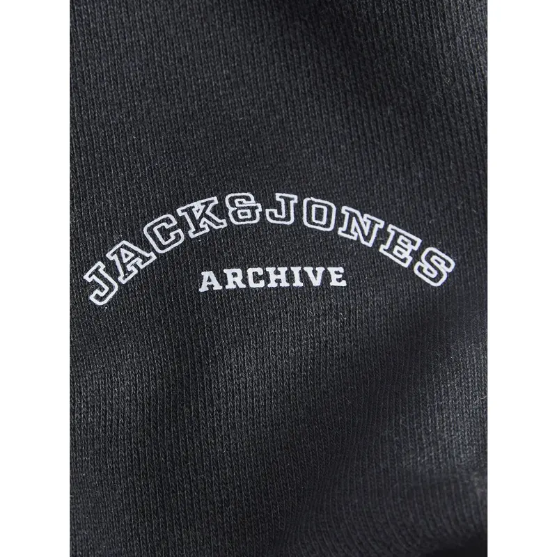 Jack & Jones Junior Black Jpstgordon College Sweat Shorts Mid Jnr 2
